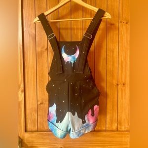 Black Milk Clothing Galaxy Overalls size XS